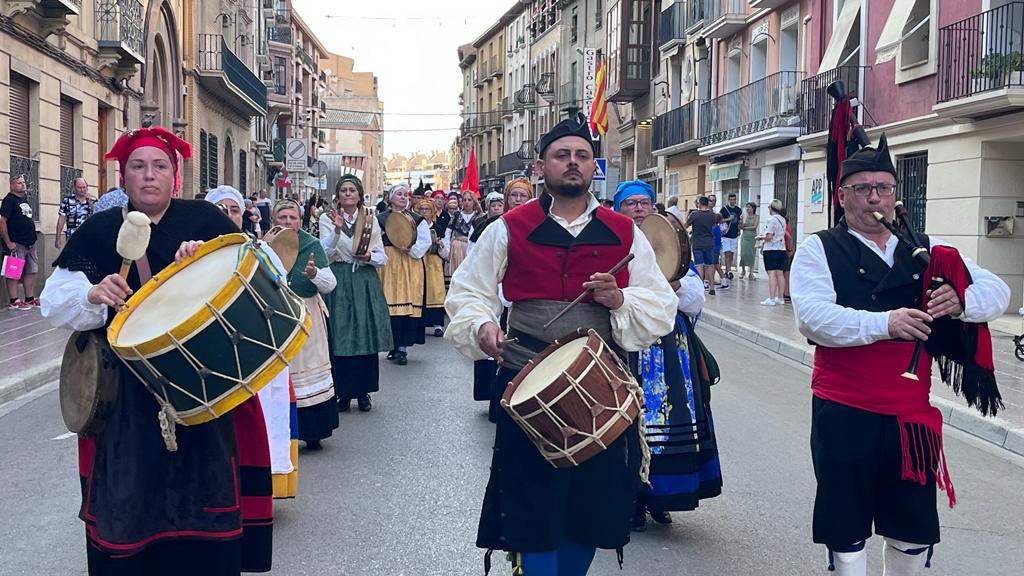 Celebración de la XXIII edición del Festival Folclórico Castillo de Montearagón. Foto: Mercedes Manterola