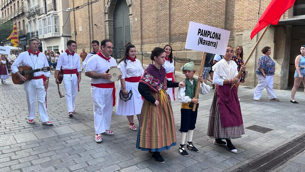 Celebración de la XXIII edición del Festival Folclórico Castillo de Montearagón. Foto: Mercedes Manterola