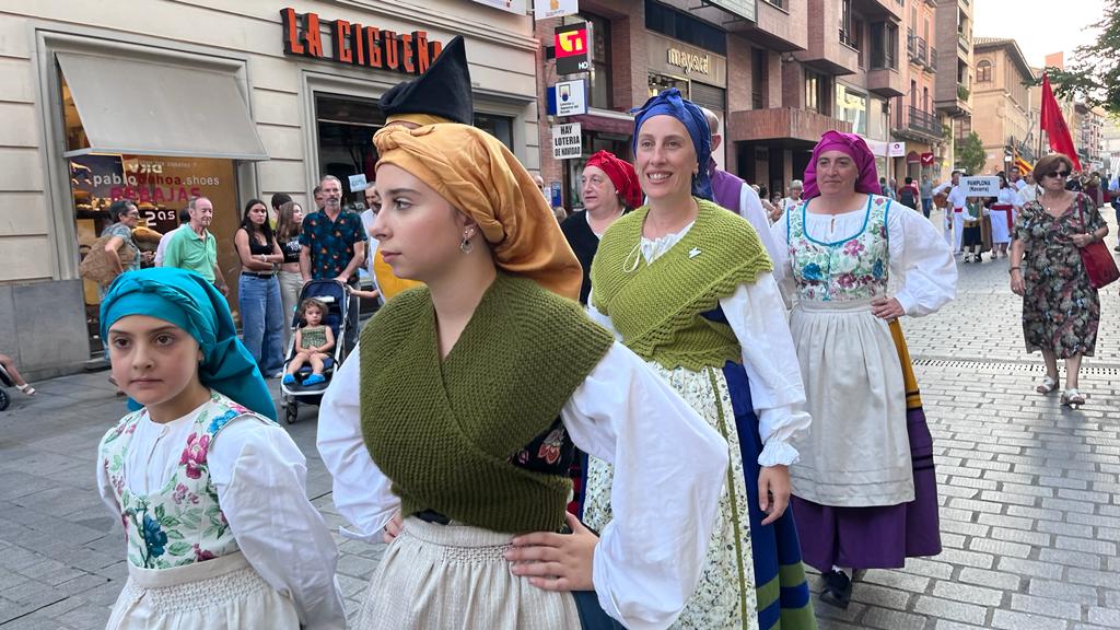 Celebración de la XXIII edición del Festival Folclórico Castillo de Montearagón. Foto: Mercedes Manterola