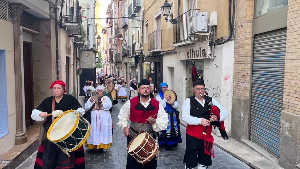 Celebración de la XXIII edición del Festival Folclórico Castillo de Montearagón. Foto: Mercedes Manterola
