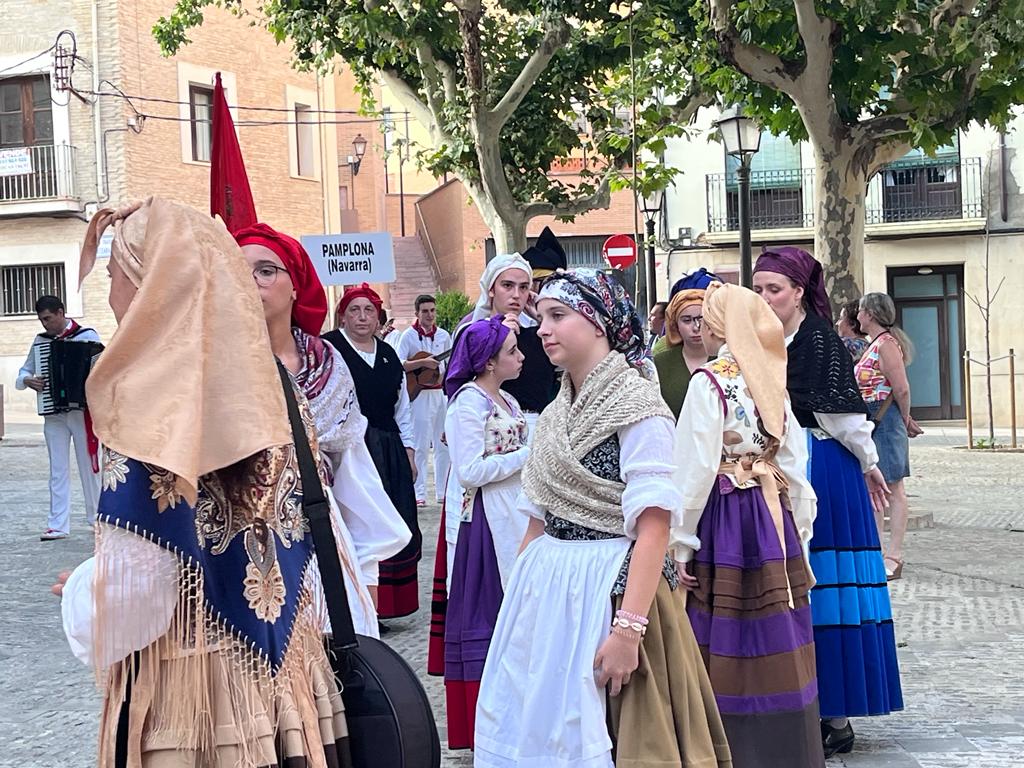 Celebración de la XXIII edición del Festival Folclórico Castillo de Montearagón. Foto: Mercedes Manterola
