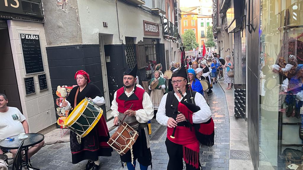 Celebración de la XXIII edición del Festival Folclórico Castillo de Montearagón. Foto: Mercedes Manterola