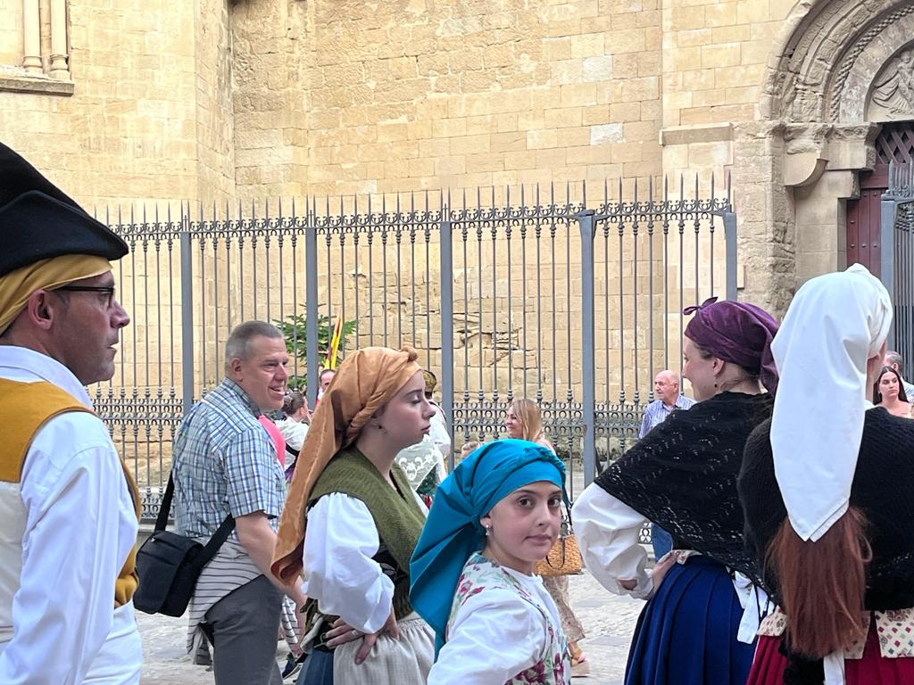 Celebración de la XXIII edición del Festival Folclórico Castillo de Montearagón. Foto: Mercedes Manterola