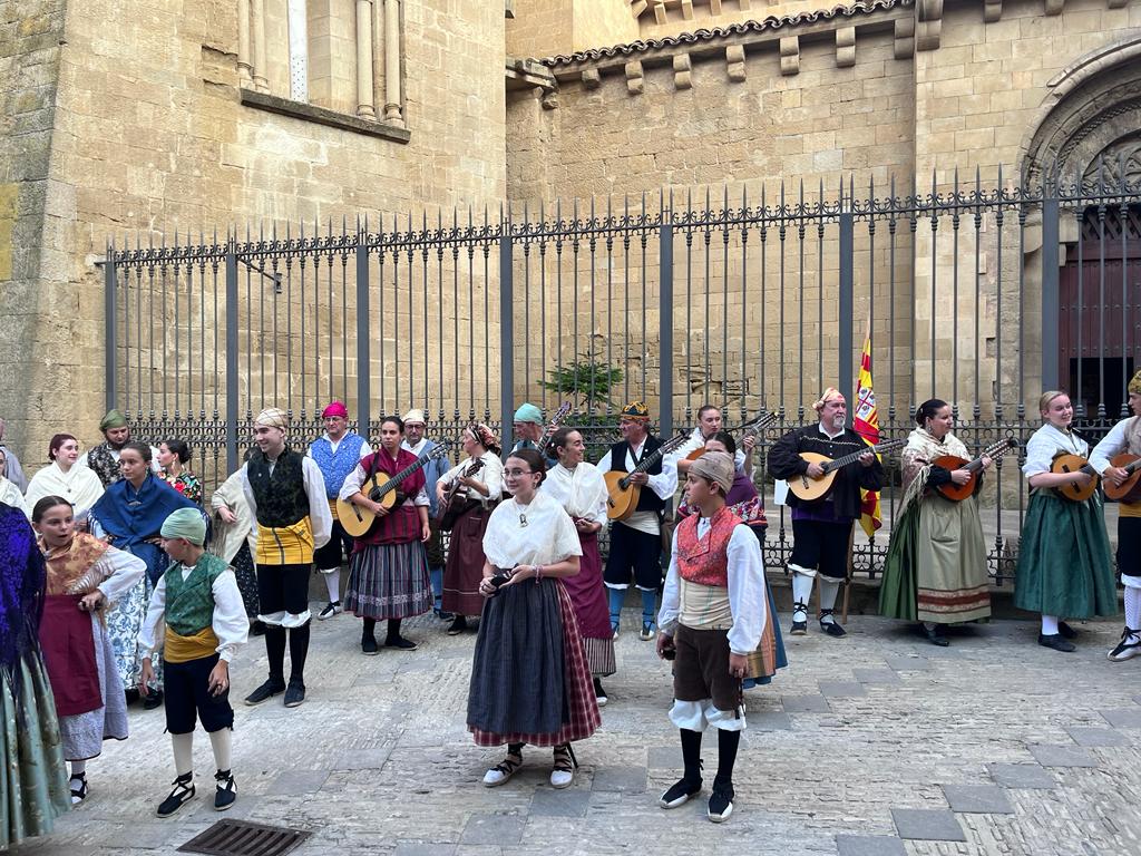 Celebración de la XXIII edición del Festival Folclórico Castillo de Montearagón. Foto: Mercedes Manterola