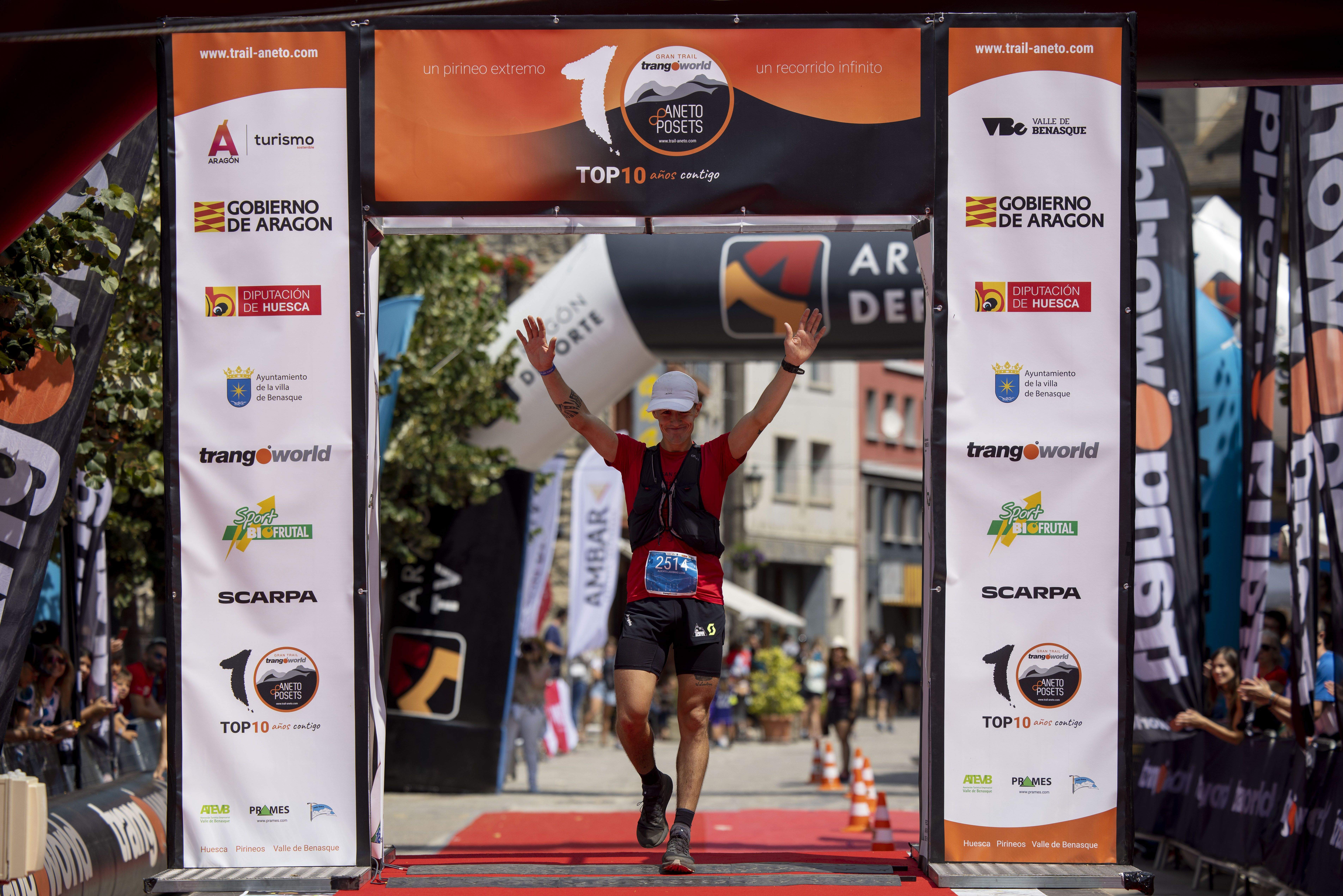 Alberto Lasobras, segundo en el Maratón de las Tucas. Foto La Retratería