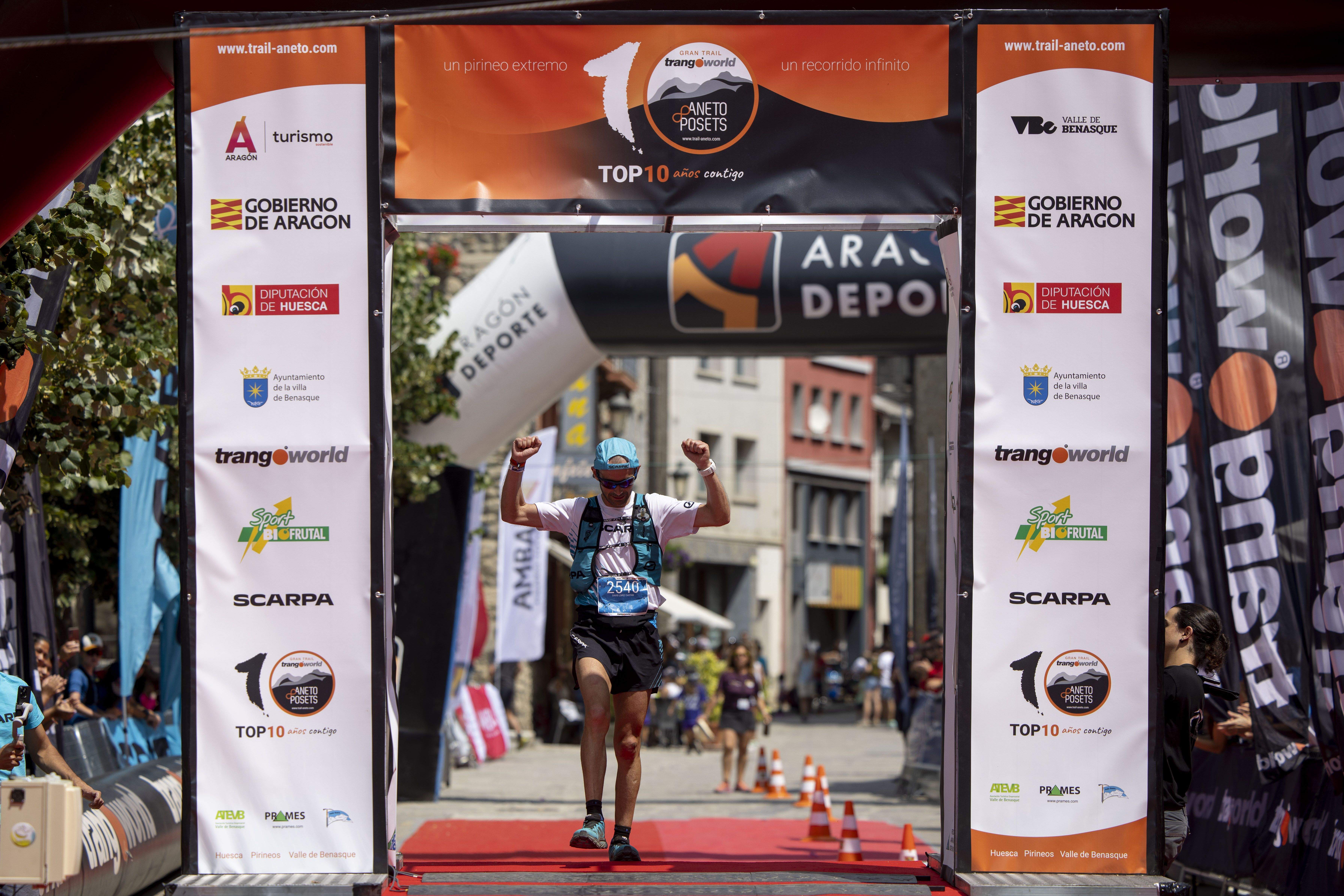 David López, tercero en el Maratón de las Tucas. . Foto La Retratería