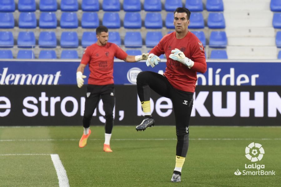 Partido Huesca-Málaga. Foto La Liga 