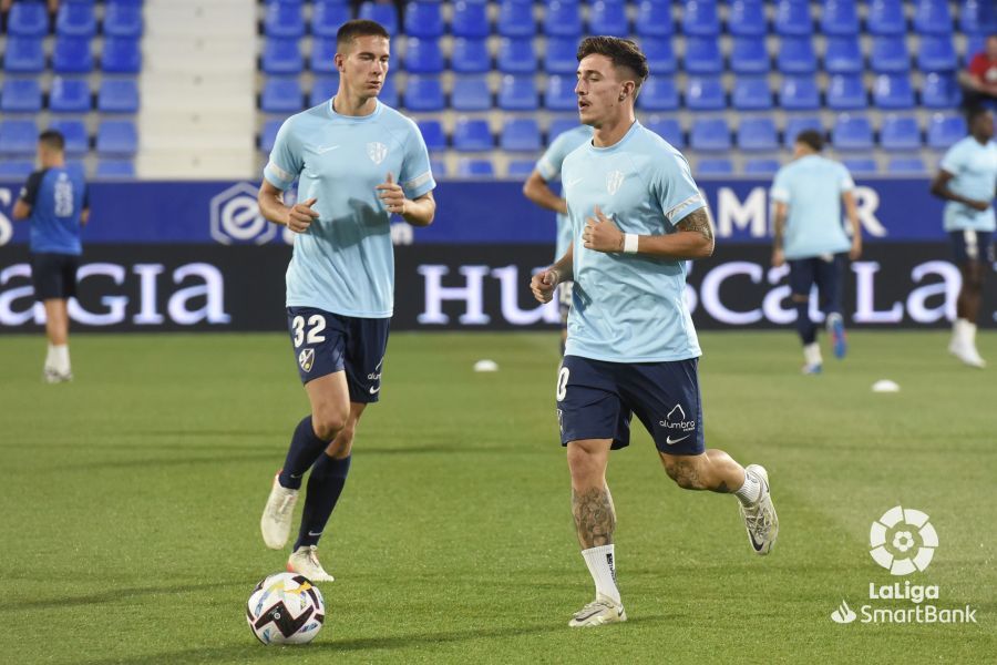 Partido Huesca-Málaga. Foto La Liga 