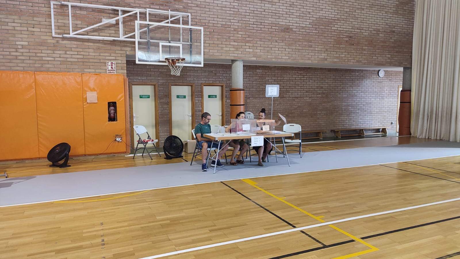 Votaciones en las elecciones generales en el Pedro J. Rubio.