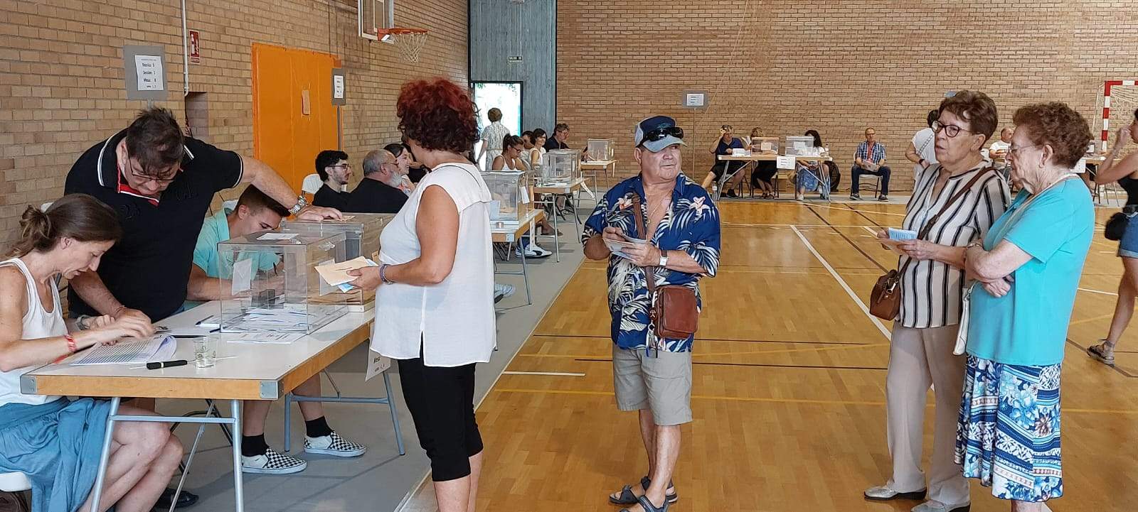 Votaciones en las elecciones generales en el Pedro J. Rubio.