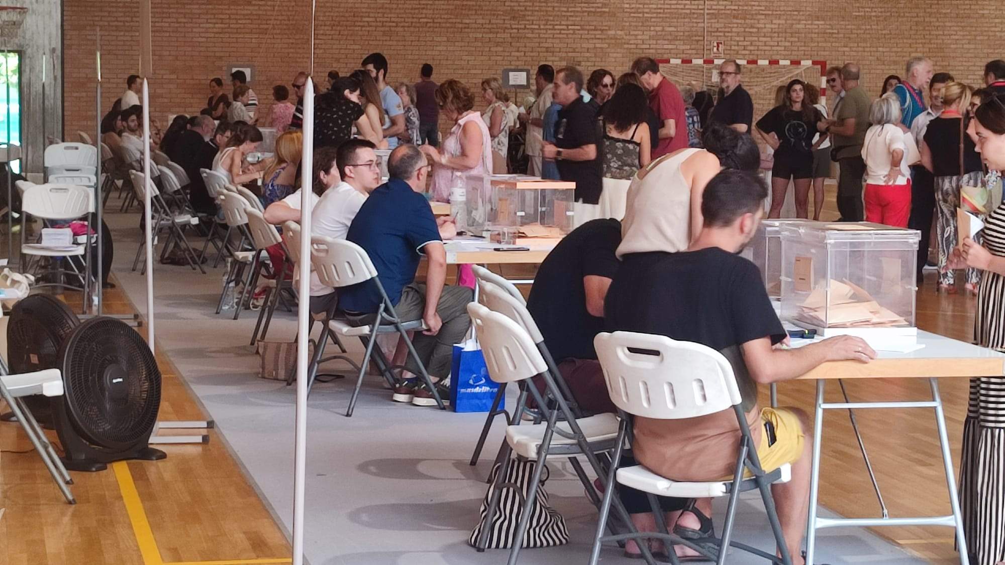 Votaciones en las elecciones generales en el Pedro J. Rubio.