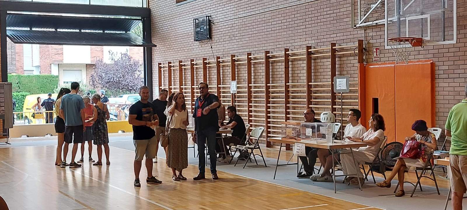 Votaciones en las elecciones generales en el Pedro J. Rubio.