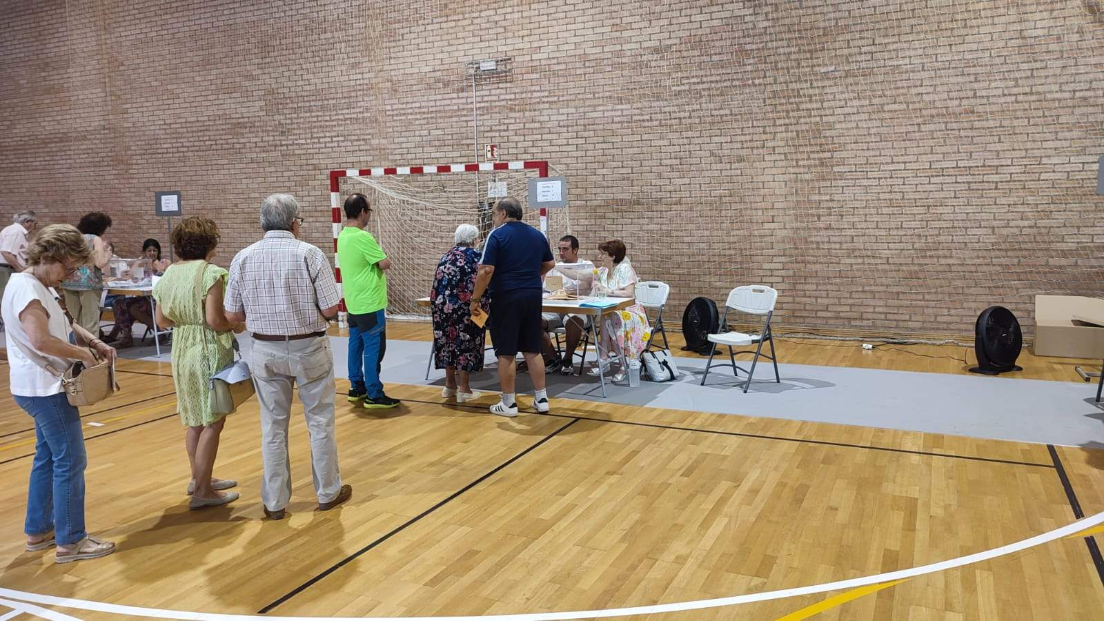 Votaciones en las elecciones generales en el Pedro J. Rubio.