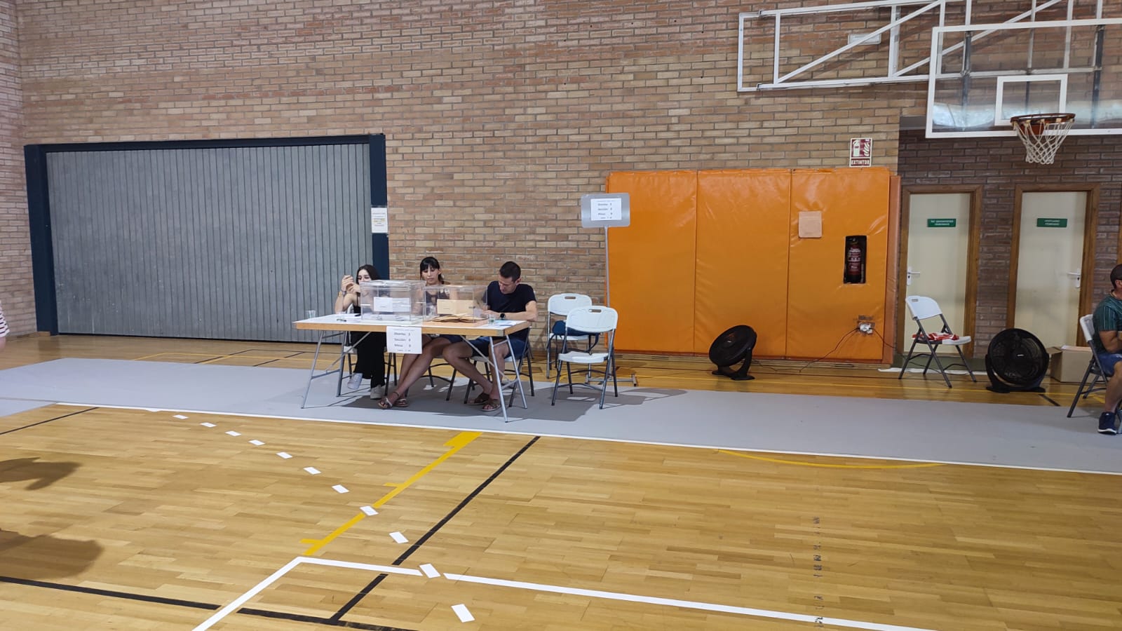 Votaciones en las elecciones generales en el Pedro J. Rubio.