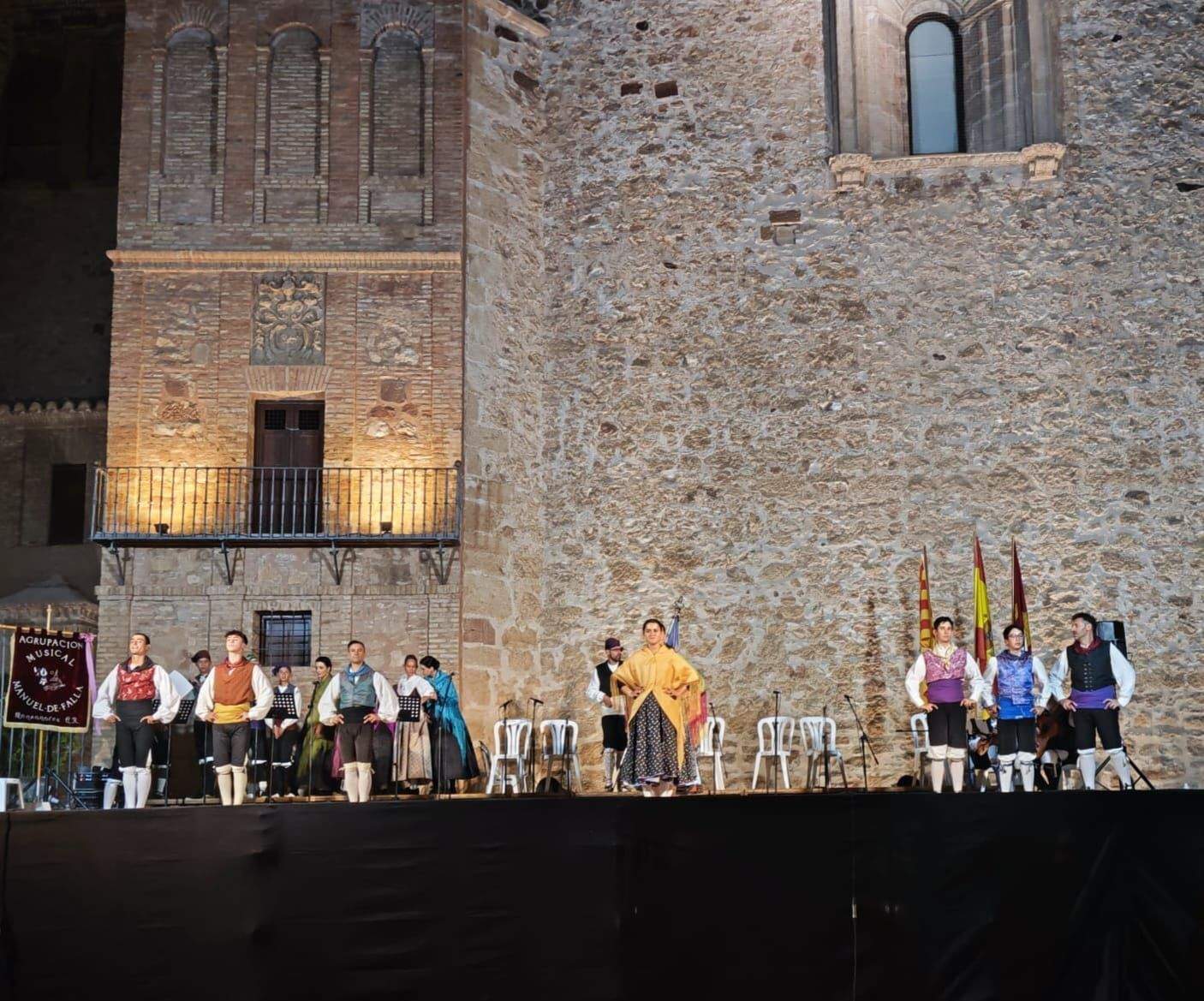 La Agrupación Folklórica Santa Leticia de Ayerbe en Manzanares