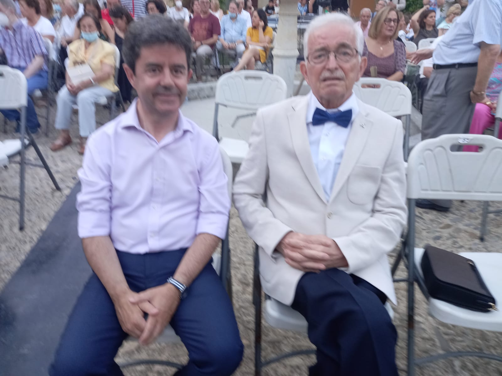 El alcalde, Luis Felipe, y Jorge Martín.