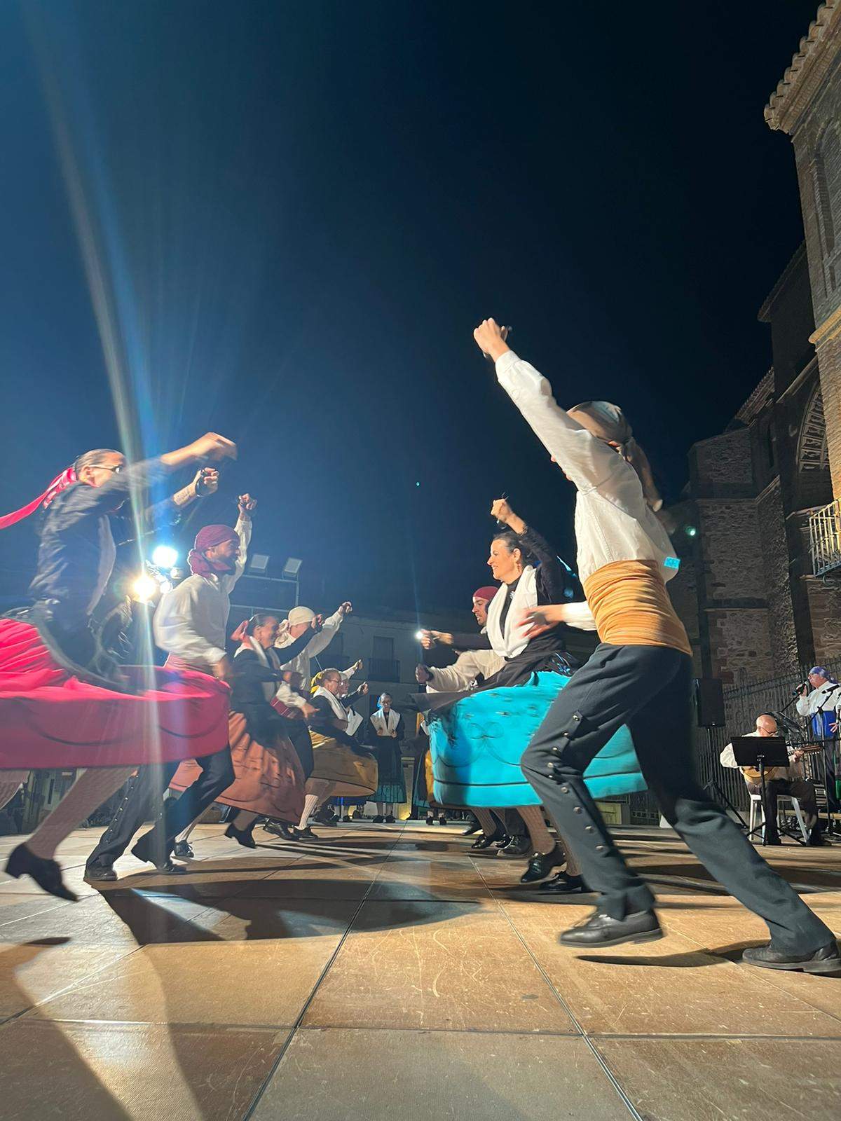 La Agrupación Folklórica Santa Leticia de Ayerbe en Manzanares