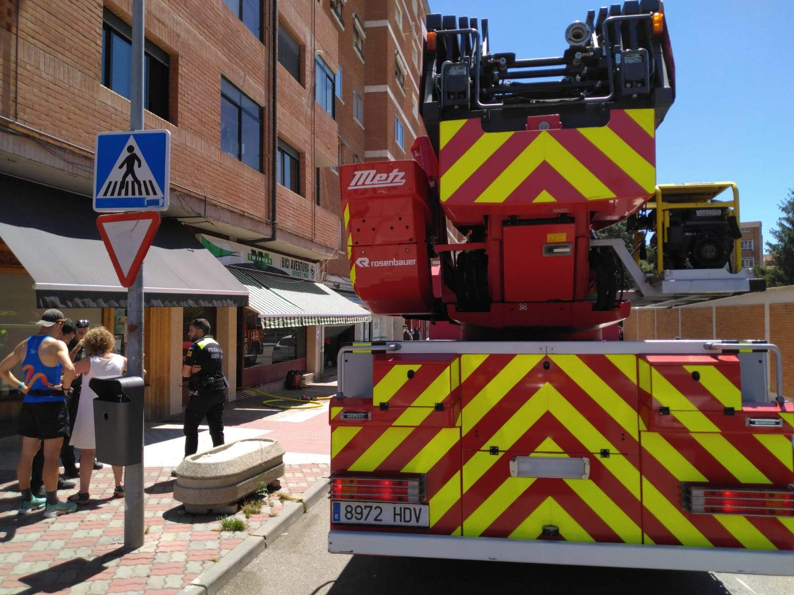 Bomberos de Sabiñánigo en una imagen de archivo.