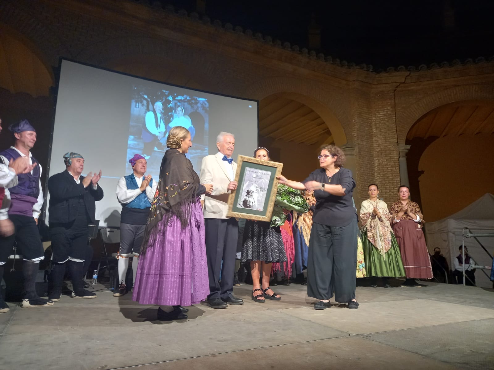 Otra imagen del tributo.