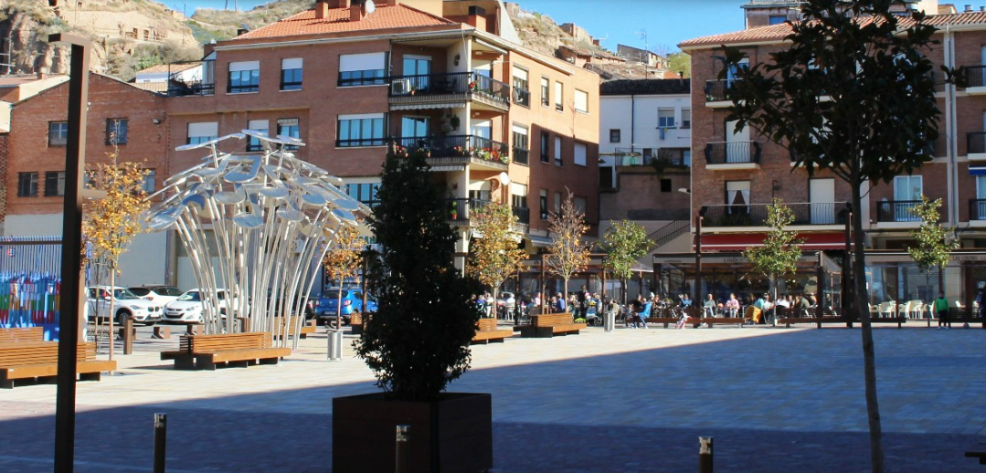 Localidad de Albelda en la que se ha producido este miércoles un accidente laboral.
