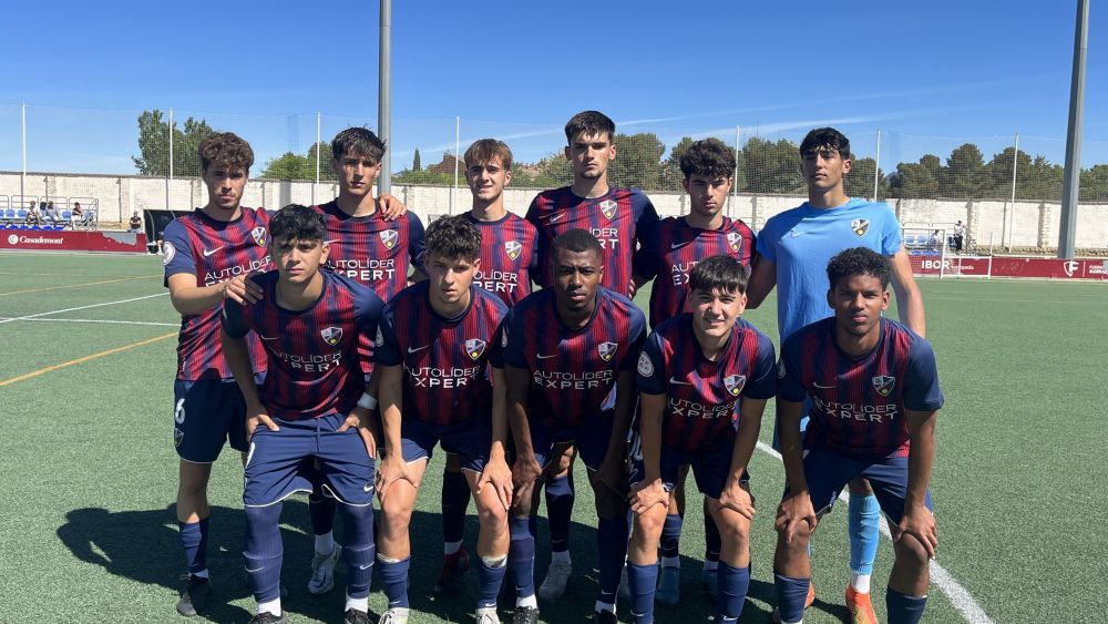 Una formación del juvenil azulgrana la temporada pasada.