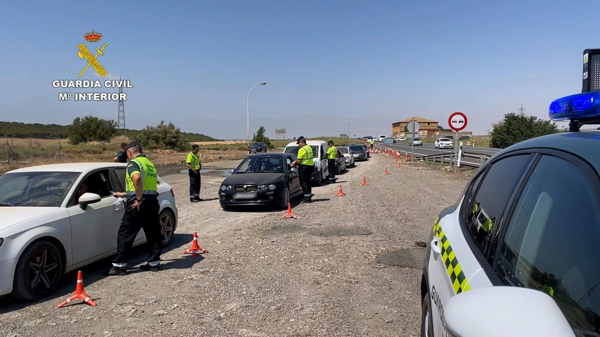 Controles en el Monegros Desert Festival 2022