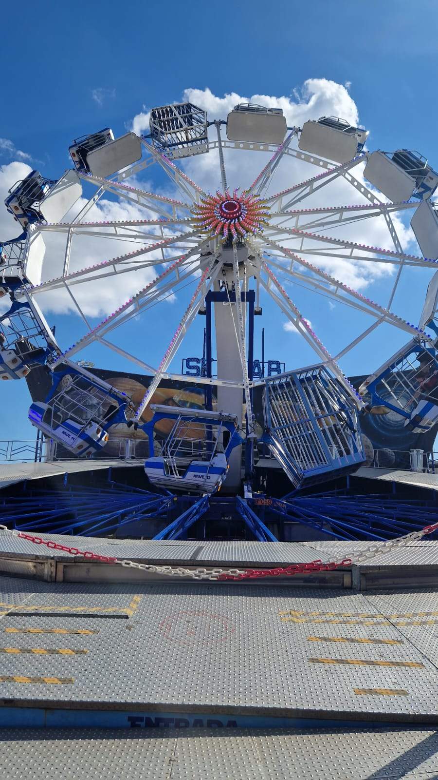 Imágenes de Skylab, la atracción novedosa en Huesca