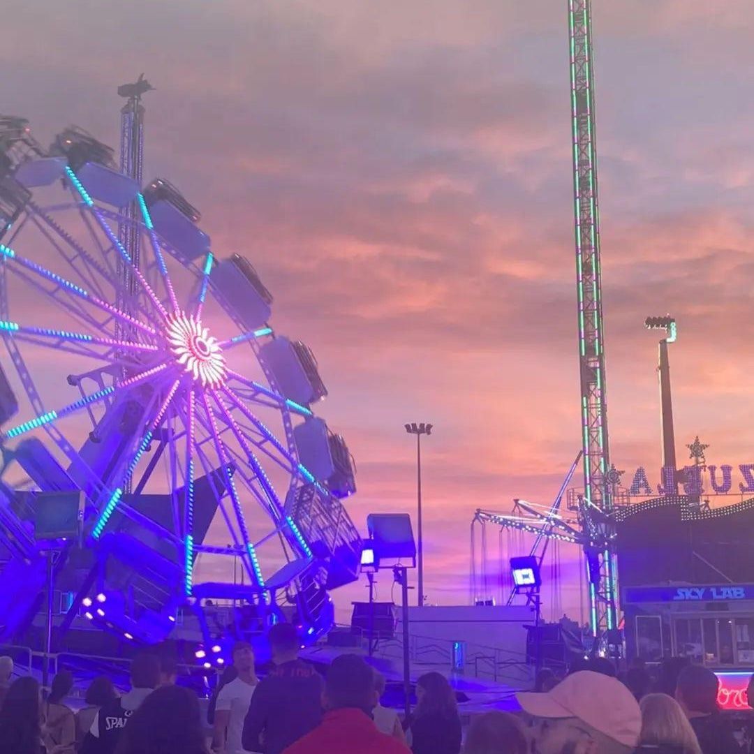 Imágenes de Skylab, la atracción novedosa en Huesca