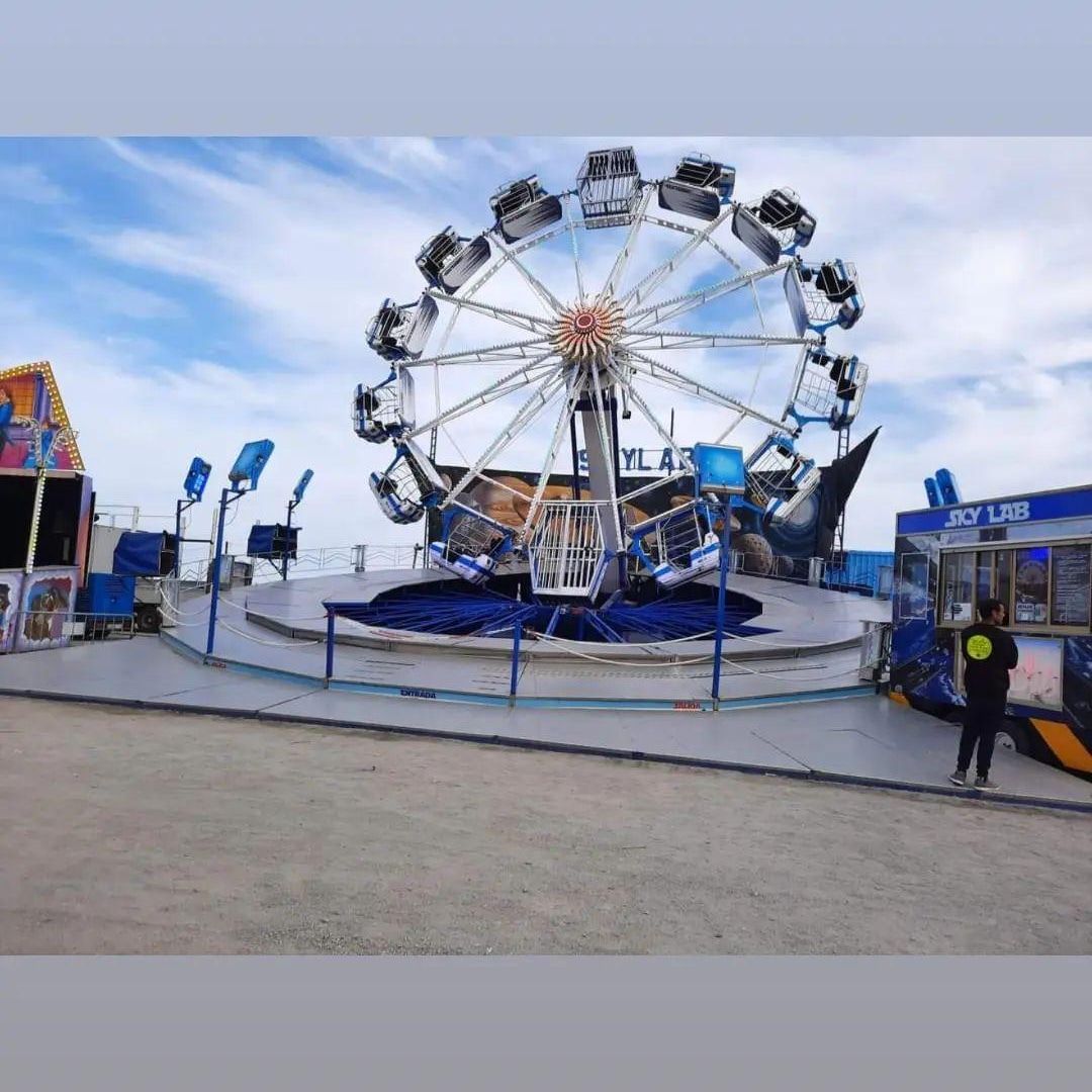 Imágenes de Skylab, la atracción novedosa en Huesca