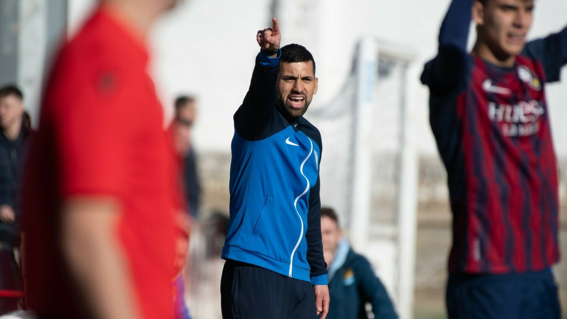 Sebas Martínez, entrenador del filial de las últimas dos temporadas. Foto SD Huesca