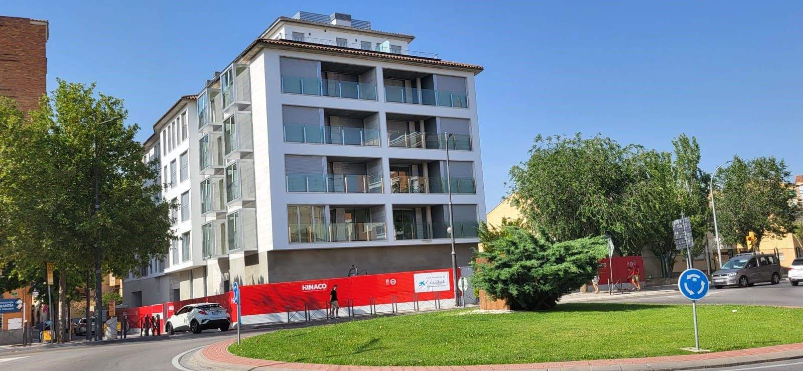 Plaza de Santa Clara, donde se ha producido el atropello del conductor que ha dado positivo