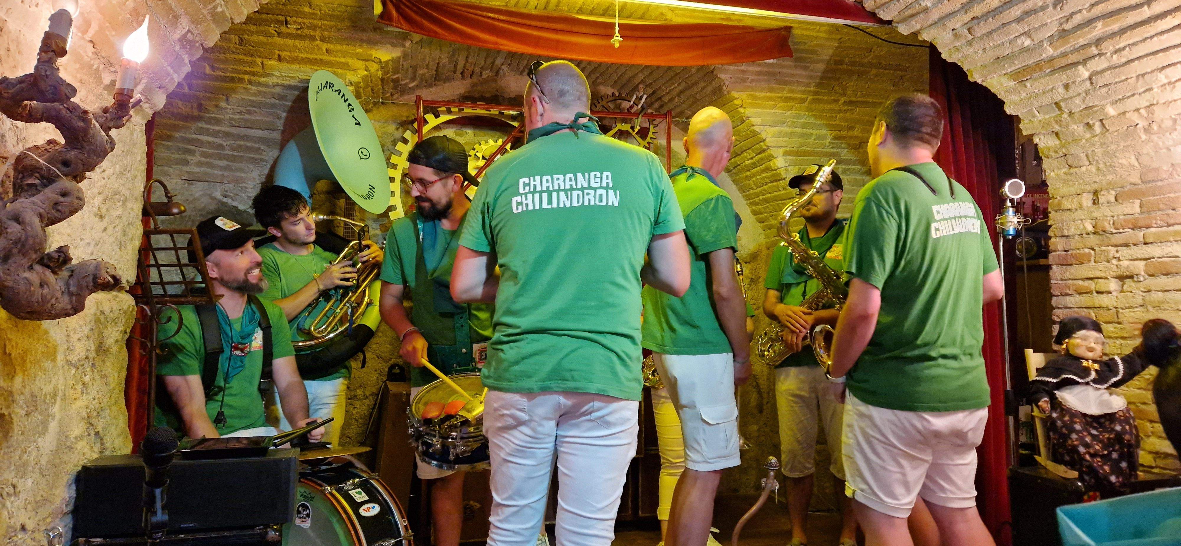 Grabación del vídeo de Toño Julve en La Confianza. Foto Myriam Martínez