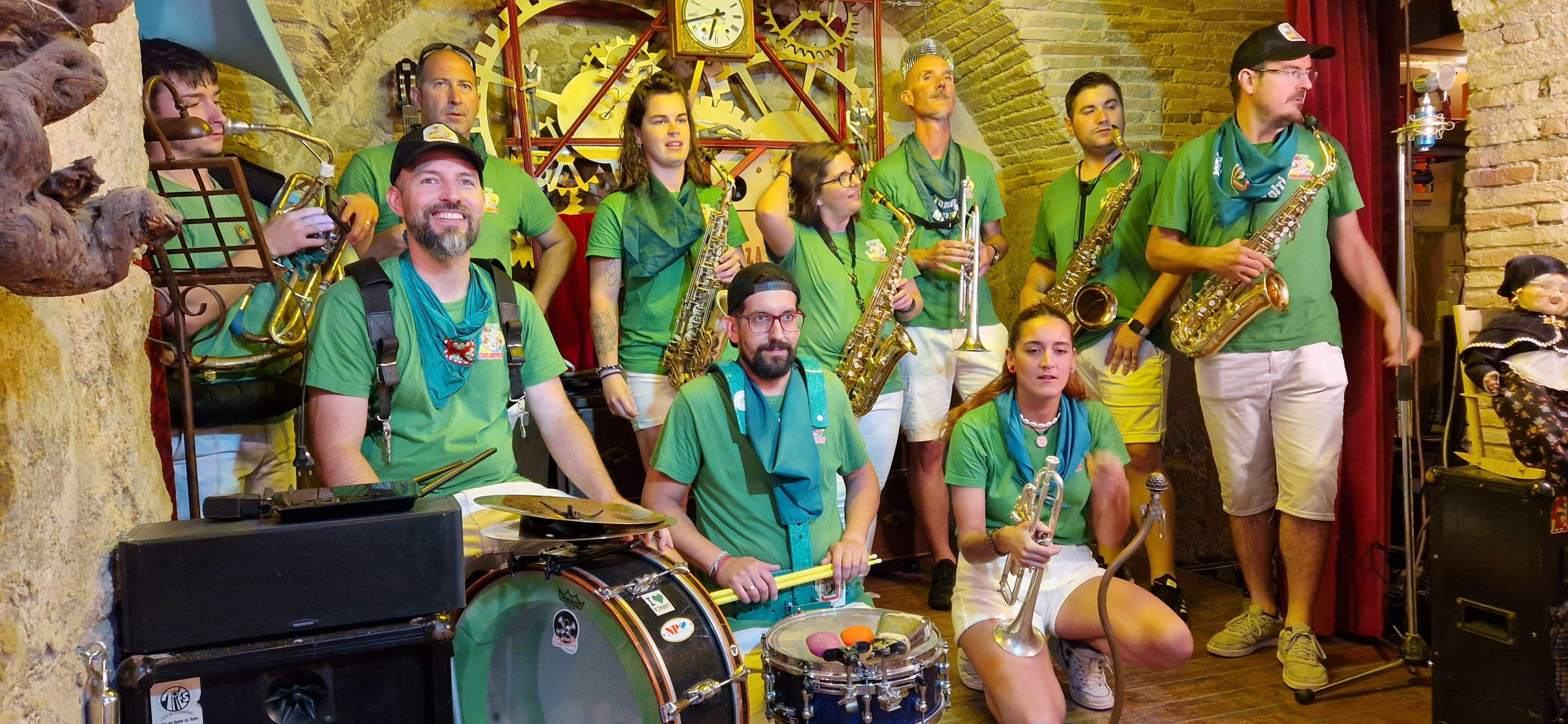 Grabación del vídeo de Toño Julve en La Confianza. Foto Myriam Martínez