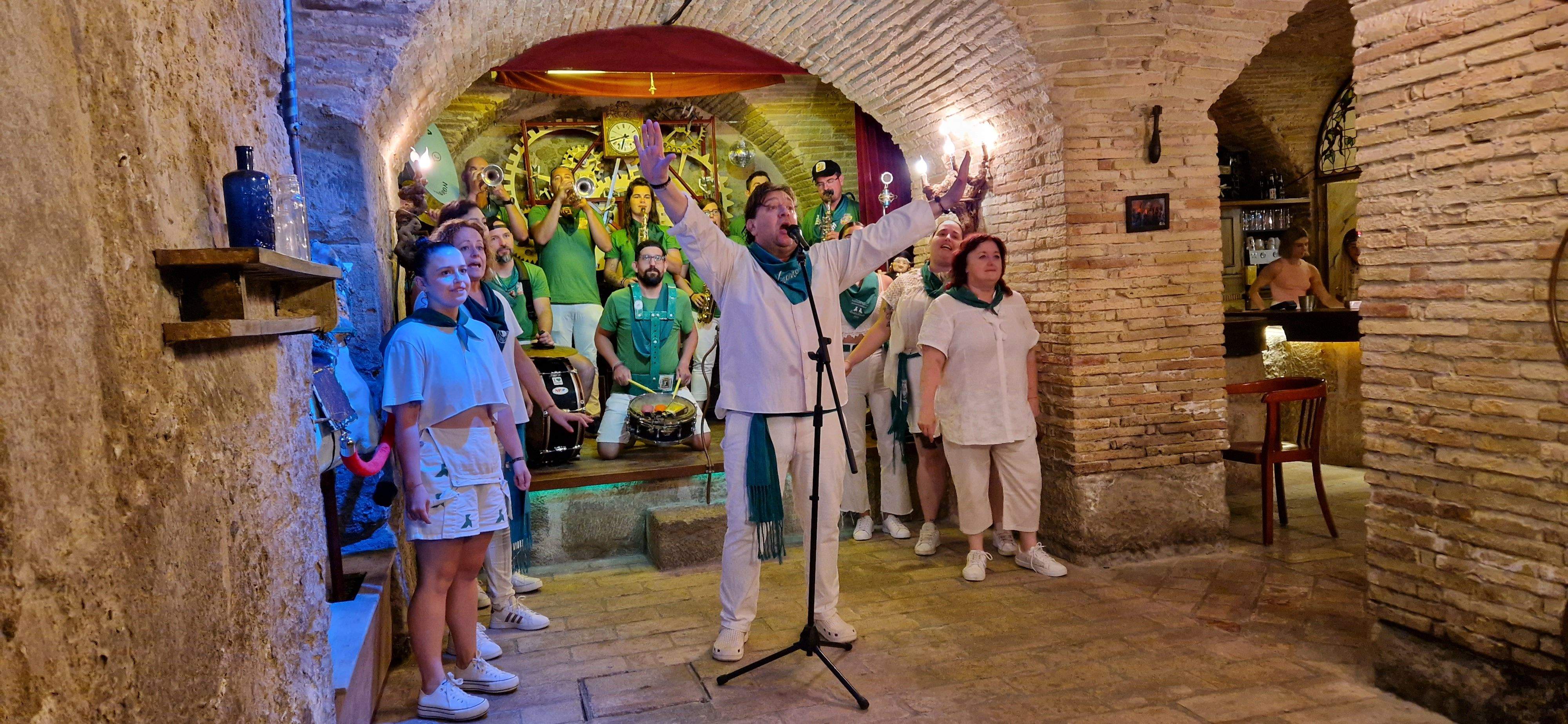 Grabación del vídeo de Toño Julve en La Confianza. Foto Myriam Martínez Grabación del vídeo de Toño Julve en La Confianza. Foto Myriam Martínez