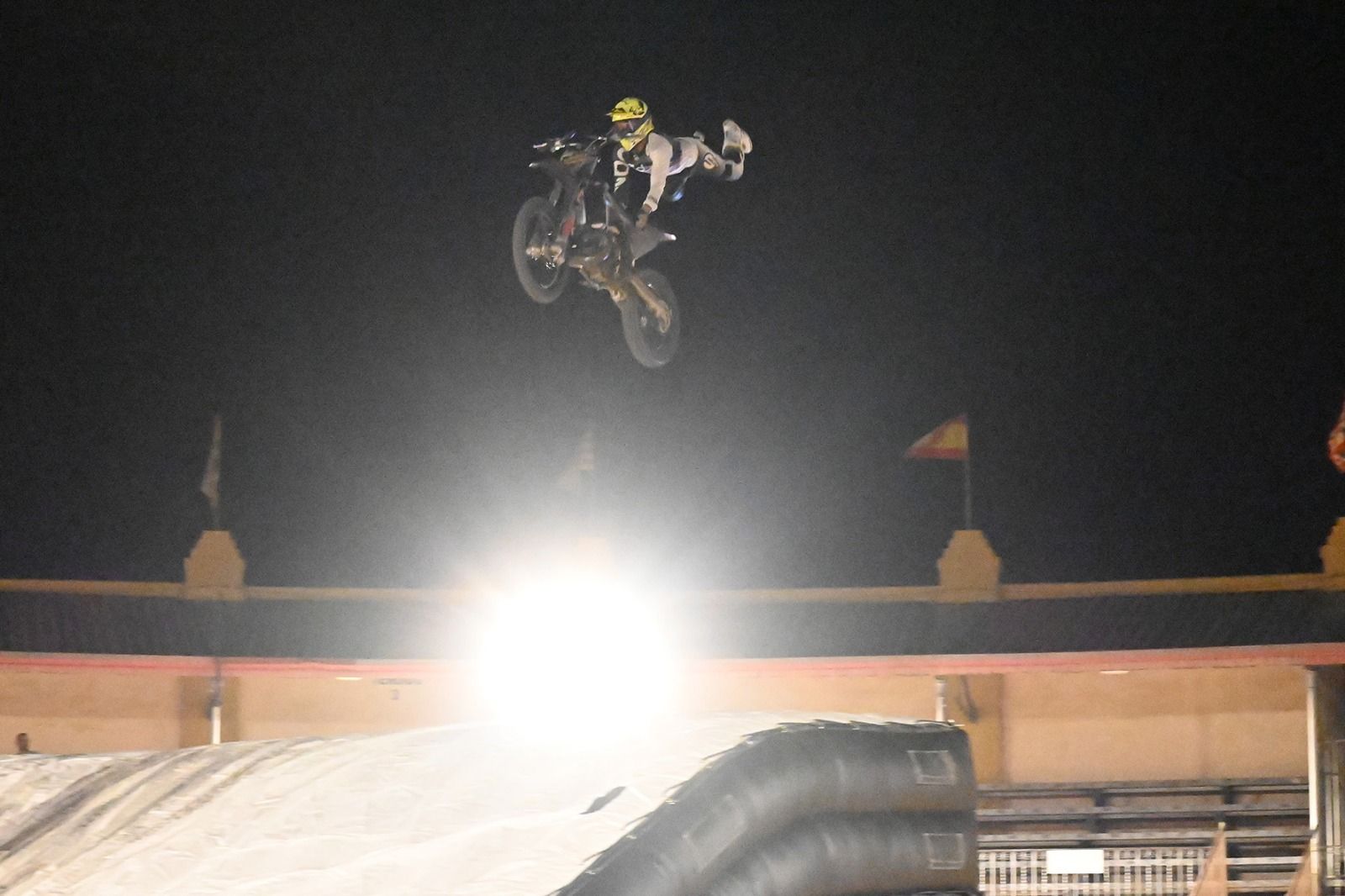 Espectáculo de Freestyle en la Plaza de Toros de Huesca. Foto Carlos Jalle