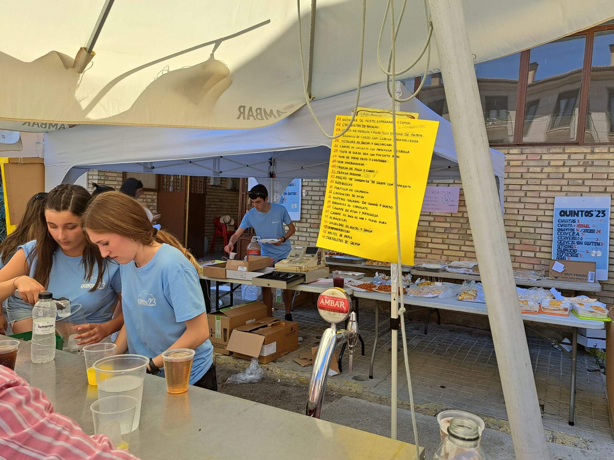 Fiesta de Tapas de los Quintos de Almudévar 2023.