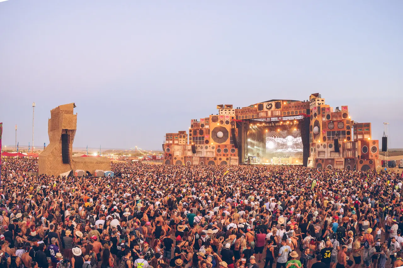 Escenarios del Monegros Desert Festival.