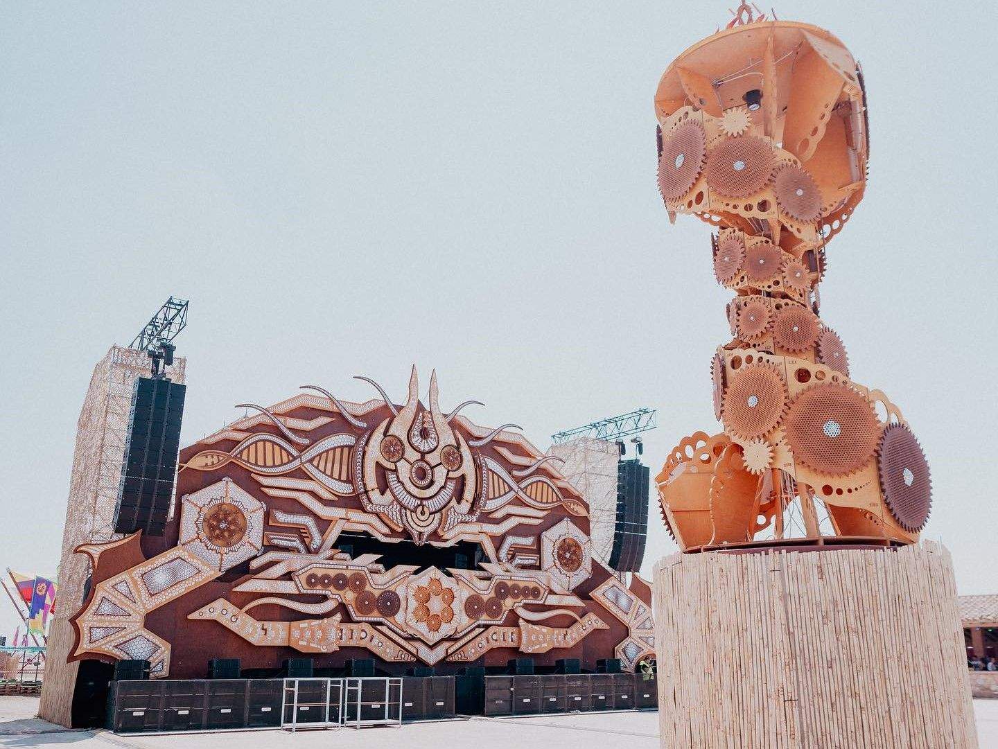 Escenarios del Monegros Desert Festival 2023.