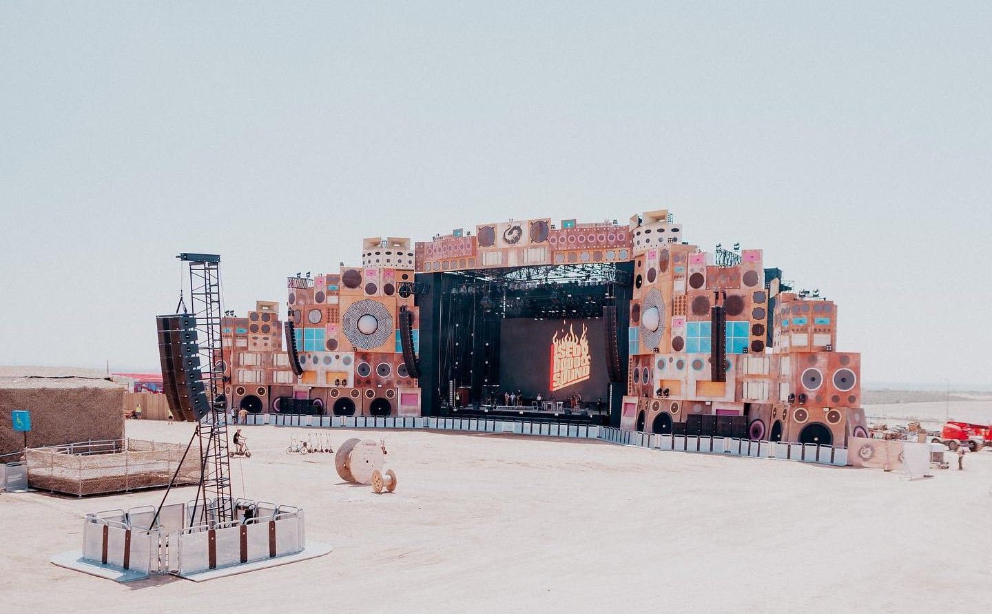 Escenarios del Monegros Desert Festival 2023.