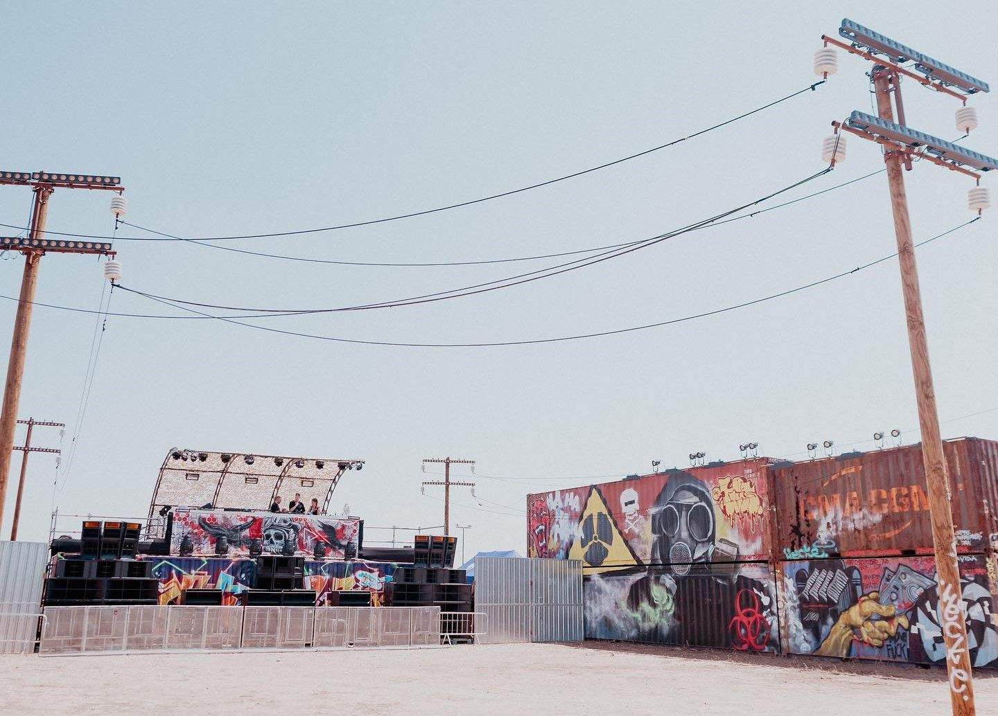 Escenarios del Monegros Desert Festival 2023.