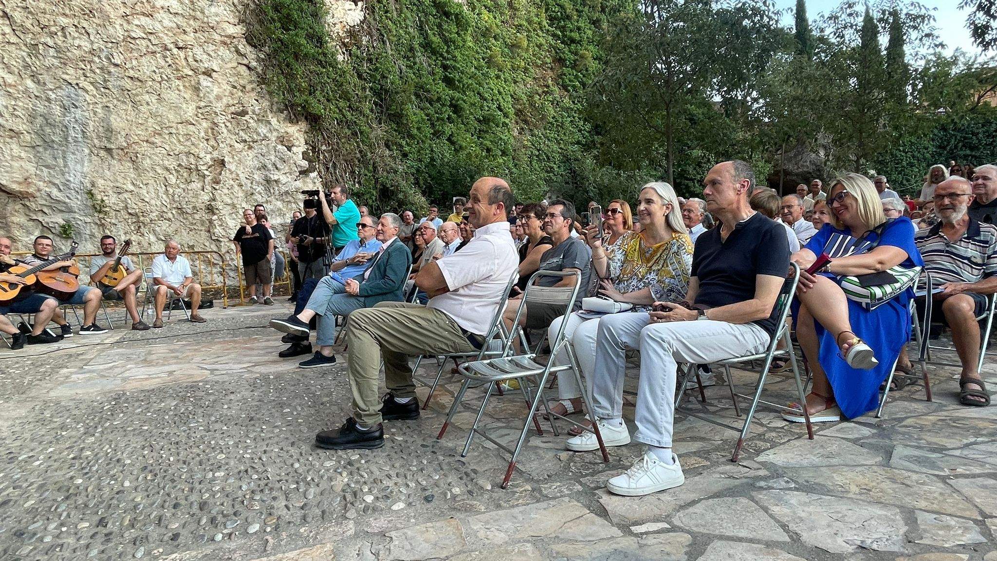 Presentación del libro sobre el cura José María Cabrero Bastarás. Foto Ignacio Almudévar