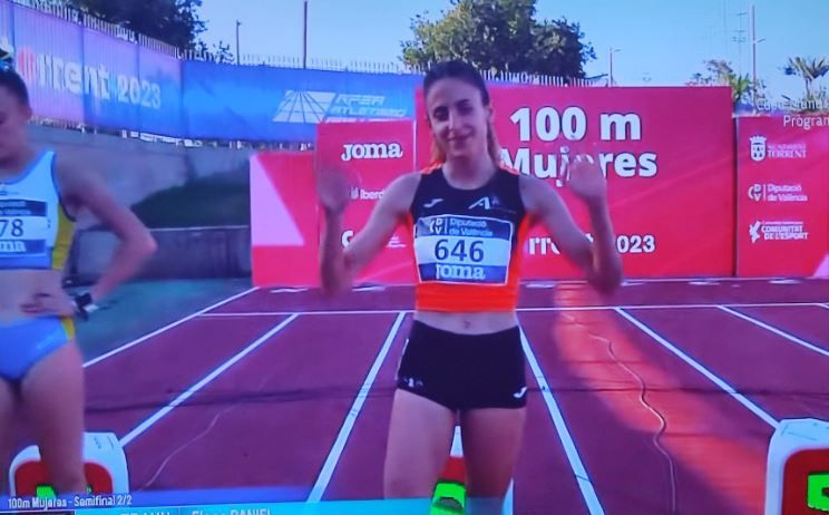 Elena Daniel en la semifinal