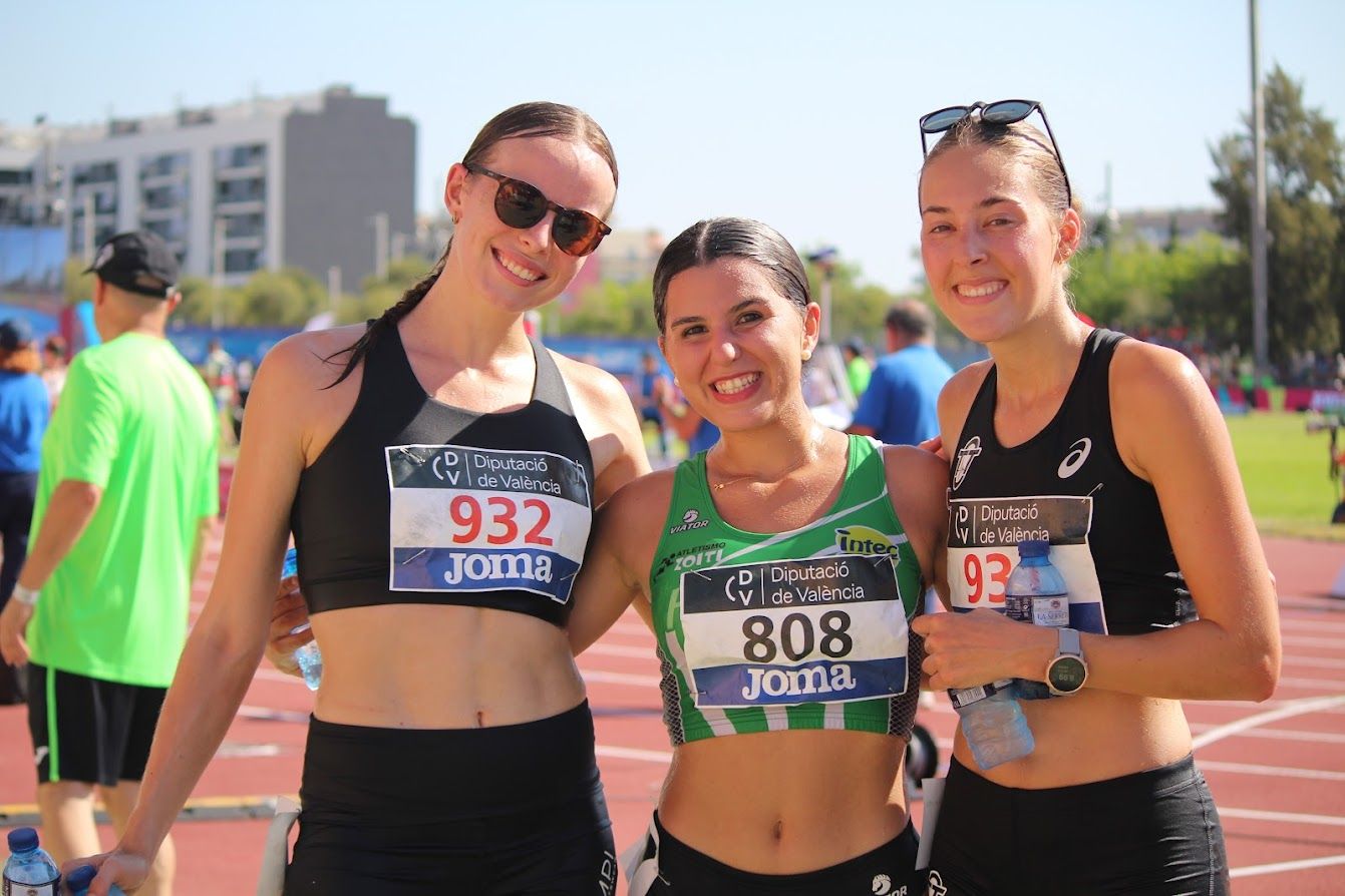 Eva Rico en la prueba de marcha 