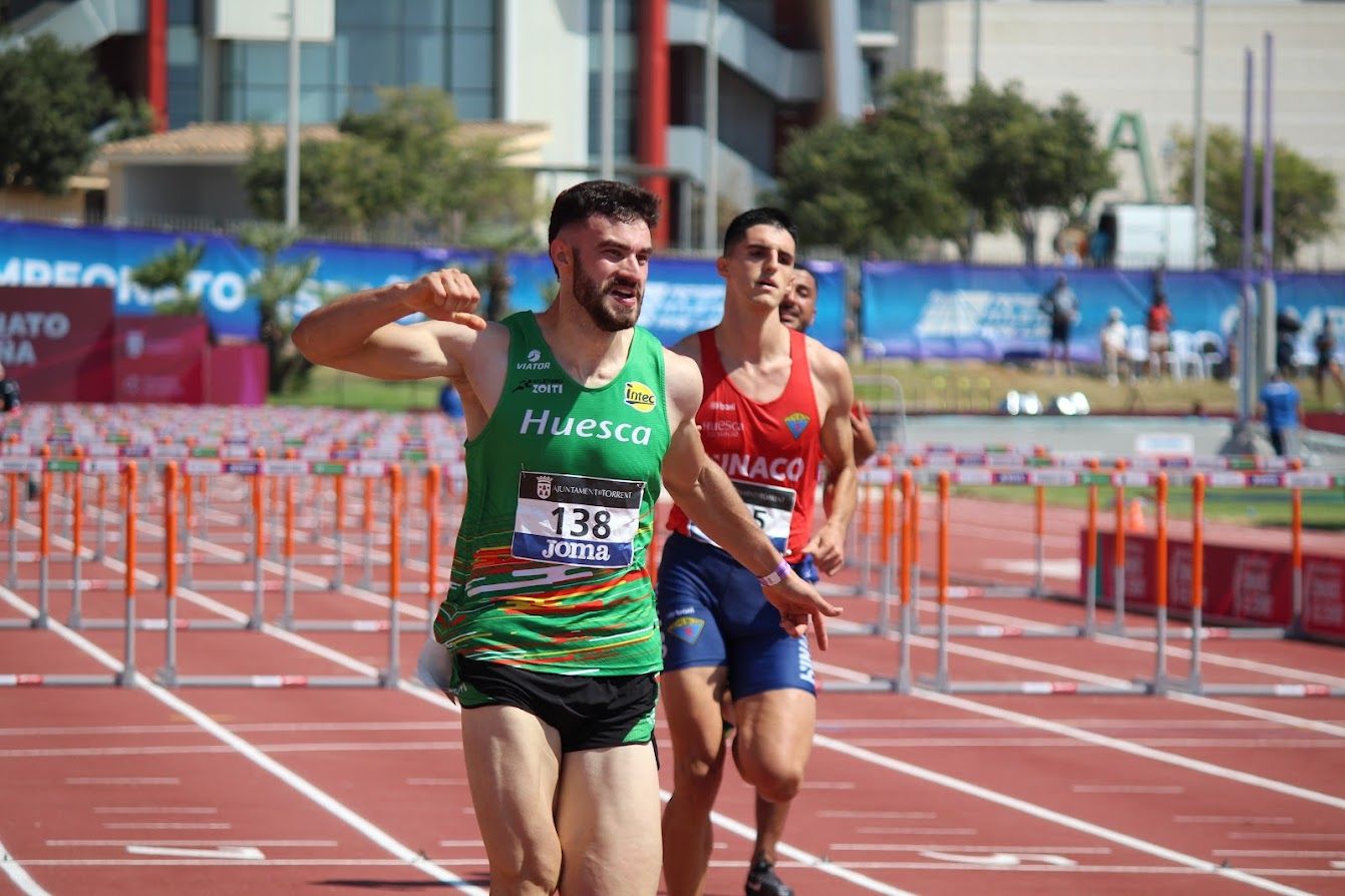 Jaime Cardiel y Mario Revenga en 110 vallas 