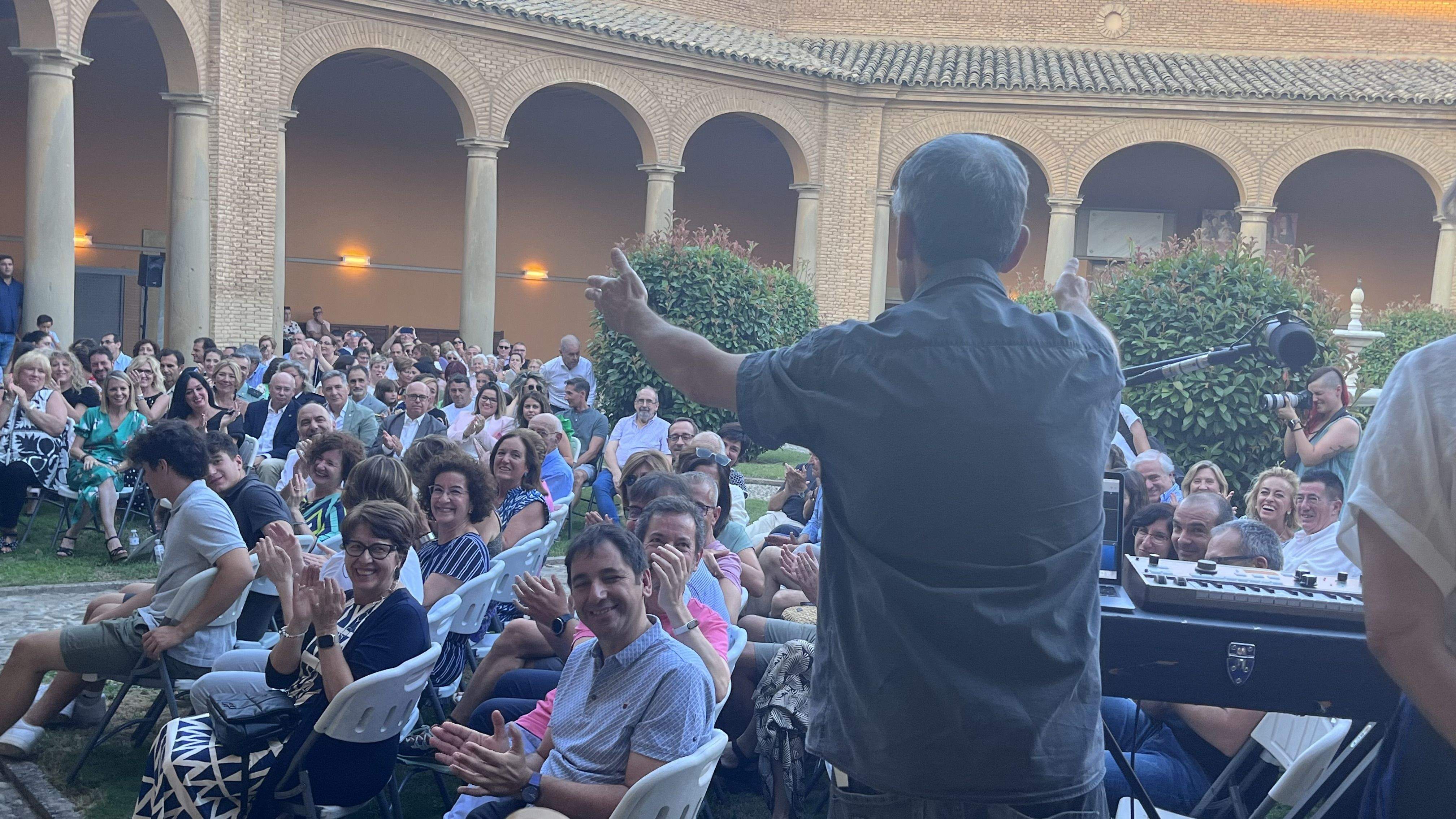  Parrilla de Oro de la ciudad de Huesca a Luis Lles y Javier Brun. Foto: Mercedes Manterola