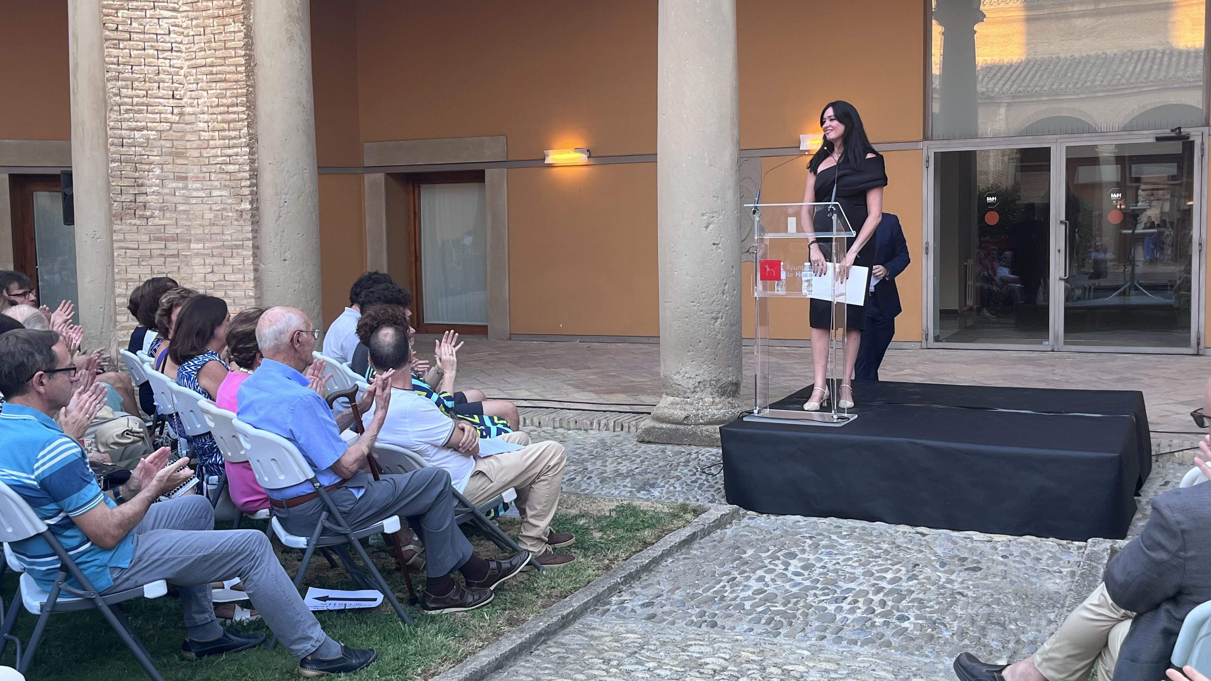  Parrilla de Oro de la ciudad de Huesca a Luis Lles y Javier Brun. Foto: Mercedes Manterola