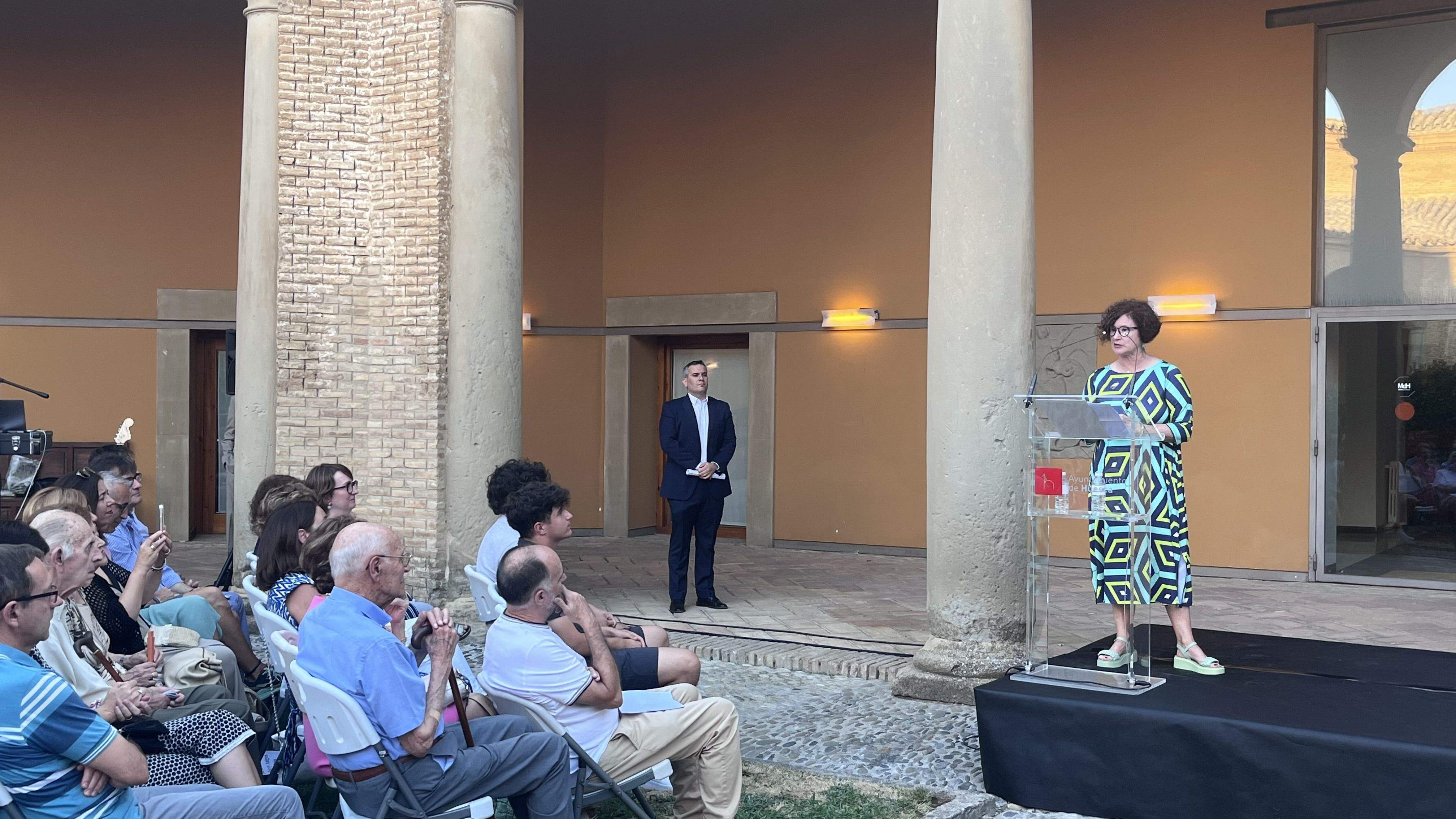  Parrilla de Oro de la ciudad de Huesca a Luis Lles y Javier Brun. Foto: Mercedes Manterola