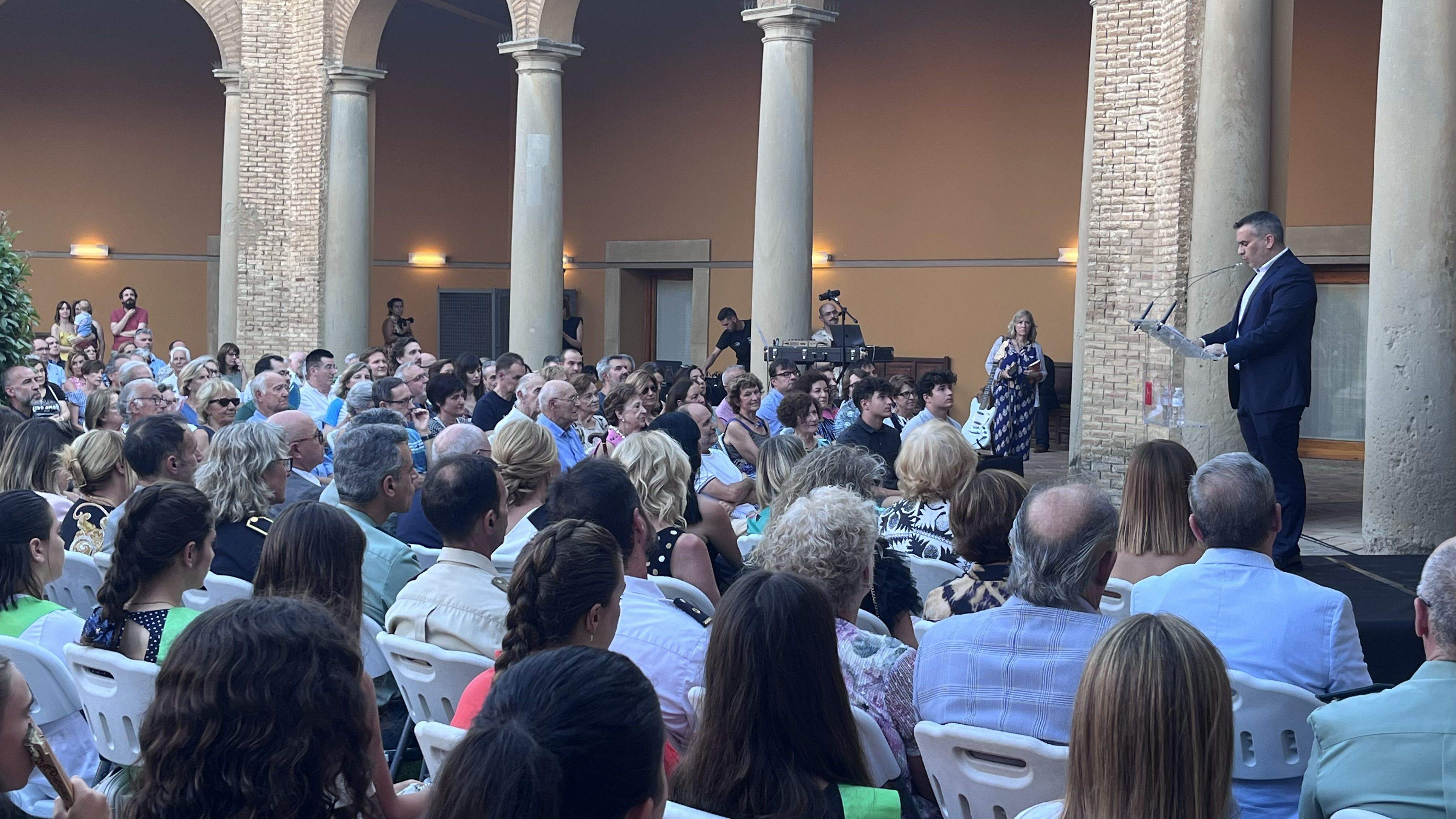  Imagen del acto de entrega de la Parrilla de Oro de la ciudad de Huesca en su pasada edición. 