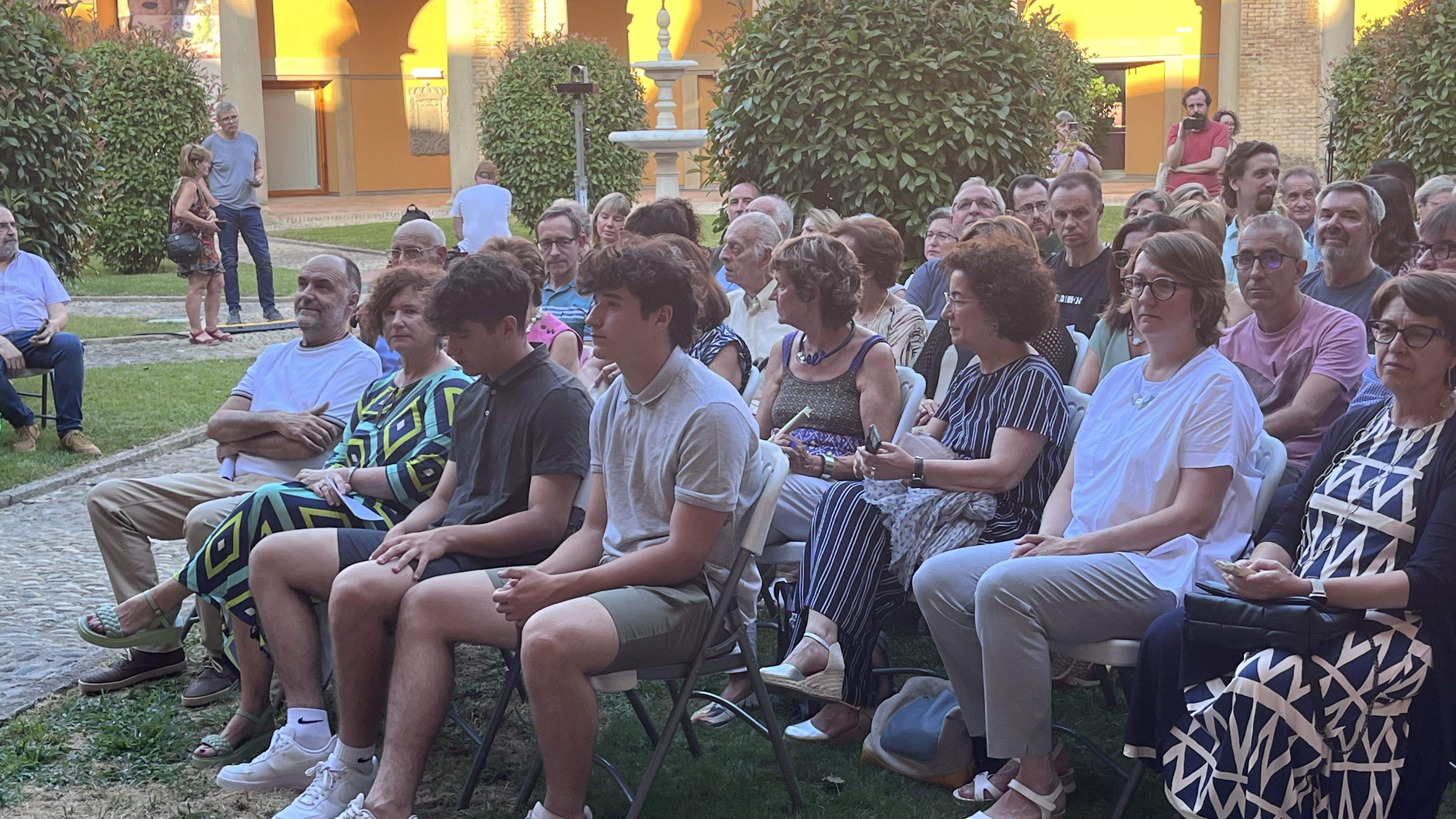  Parrilla de Oro de la ciudad de Huesca a Luis Lles y Javier Brun. Foto: Mercedes Manterola