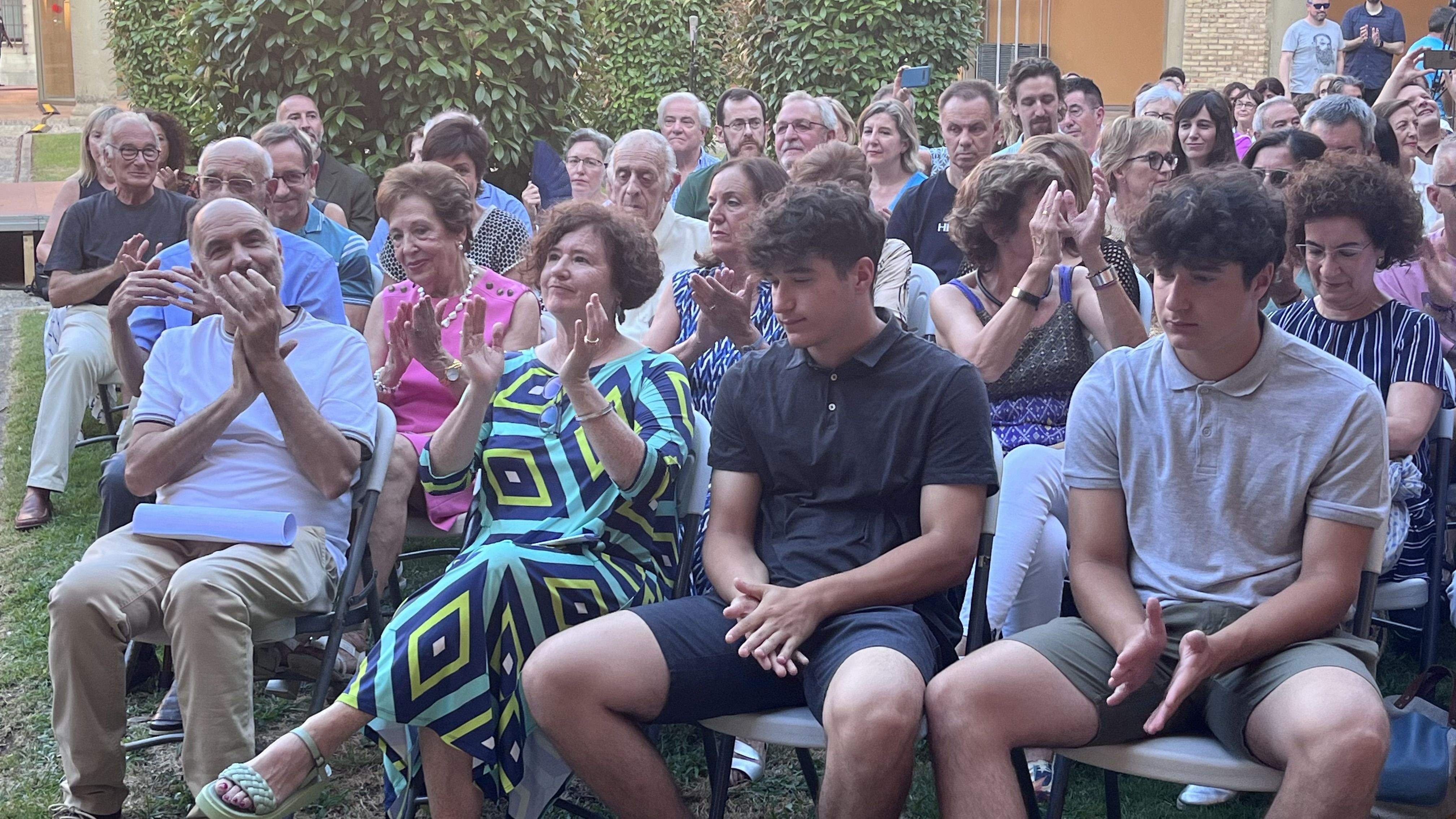  Parrilla de Oro de la ciudad de Huesca a Luis Lles y Javier Brun. Foto: Mercedes Manterola